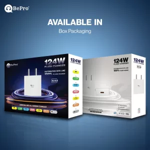 BEPRO 33 W 3 A Wall Charger for Mobile with Detachable Cable  (White)