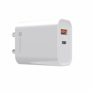 Portronics Adapto 70 Dual Mobile Charger Multiport Charging Adapto 70
