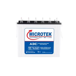 Microtek Dura Strong M2003624TT | 200Ah Tall Tubular Inverter Battery