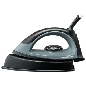 Inspira Onyx 1000 Watts Dry Iron (Thermostat Control, 500077, Black and Grey)